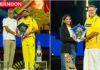 CSK Honours Raina Hayden With Hall Of Fame Award