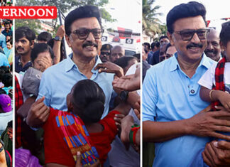 CM Stalin campaigns in Sholinganallur