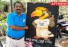 Coimbatore Artist creates voter awareness with 25,000 rice grains