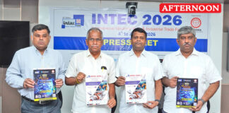 INTEC 2026 Trade Fair to begin on June 4 in Coimbatore