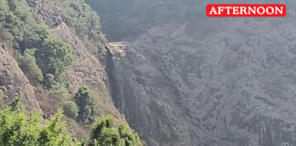Heatwave dries up Kattery falls
