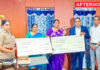 Bank of Baroda presented two families each Rs 15 lakhs under TNGES package Scheme