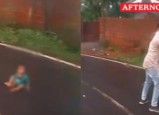 Toddler crawls onto road; alert bus driver averts tragedy