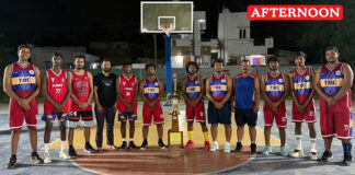 Tiruppur Team Wins District Men’s Basketball Title