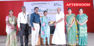 Inauguration of first-year degree classes at Kaamadhenu arts college
