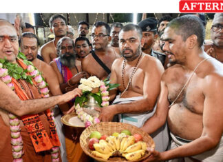 Kanchi Mutt Head camping in Madurai city