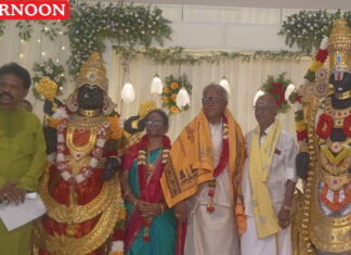 Lord Balaji’s blessings at Dr Sundarrajan’s Mani Vizha