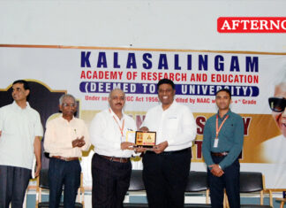 Kalasalingam Academy marks 102nd founders’ day with awards