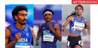 Tamil Nadu athletes to receive Rs. 30 lakh each for Asian Games medals