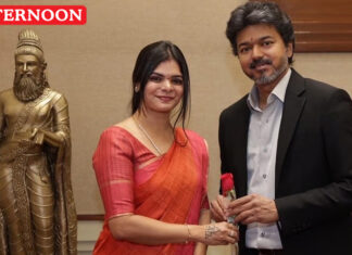 MLA Kanimozhi Santhosh Meets CM Vijay