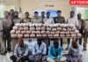 190 kg of ganja seized in Theni, 4 held