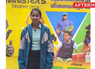 PSGR krishnammal college student wins 2 gold medals in CM trophy athletics