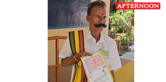 Election King Padmarajan files first nomination for Dharapuram bypoll