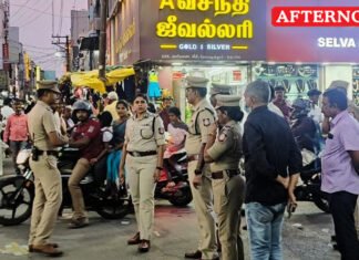 Coimbatore Police step up Diwali security with foot patrols