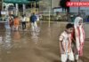 Heavy rain floods Marudhamalai temple
