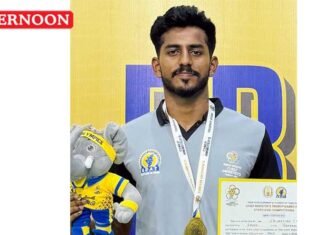 Bhavani youth wins gold in Chief Minister’s Trophy badminton