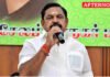EPS slams Chief Minister Vijay over drug seizure, calls him ‘silent spectator’